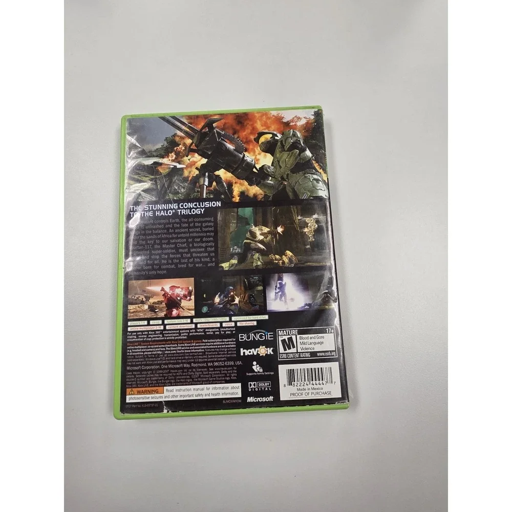 HALO 3 (Microsoft XBOX 360) Video Game Tested Works